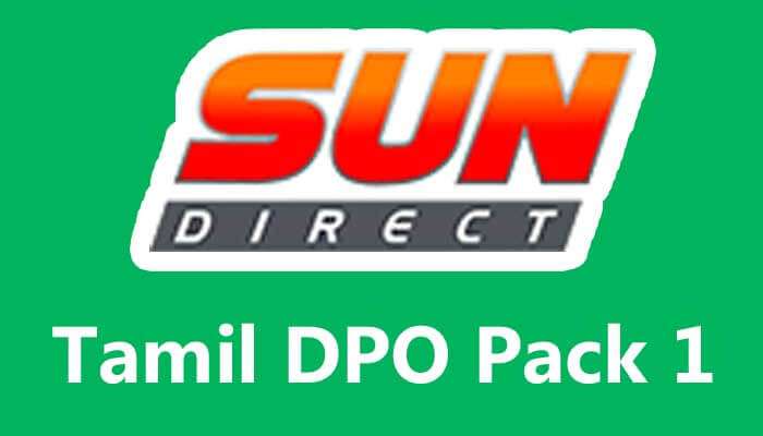 sun direct tamil dpo 1, channels, list, price, sun direct, dth, trai
